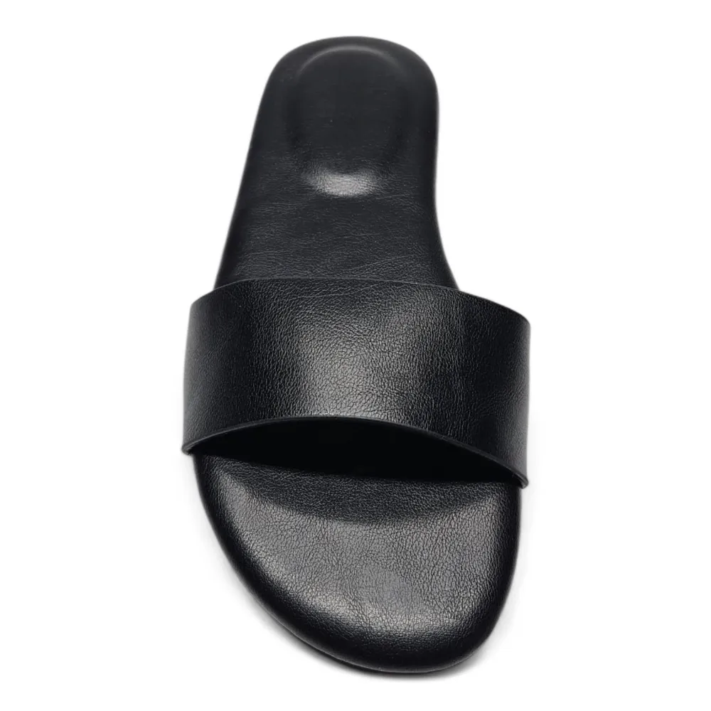 Trend Plain Soft One Band Slip On Slide