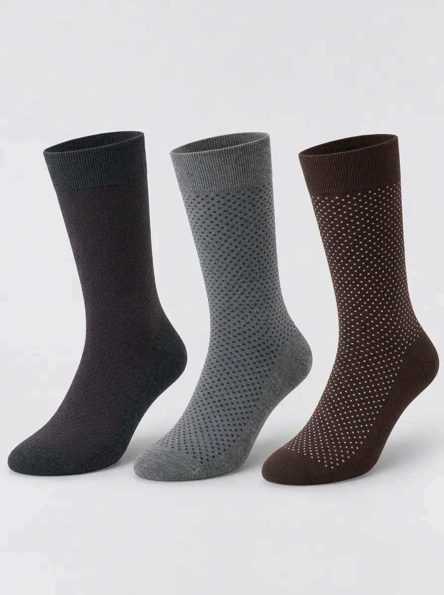 Men's Ridge Polka Dot Dot Socks 3-Pack