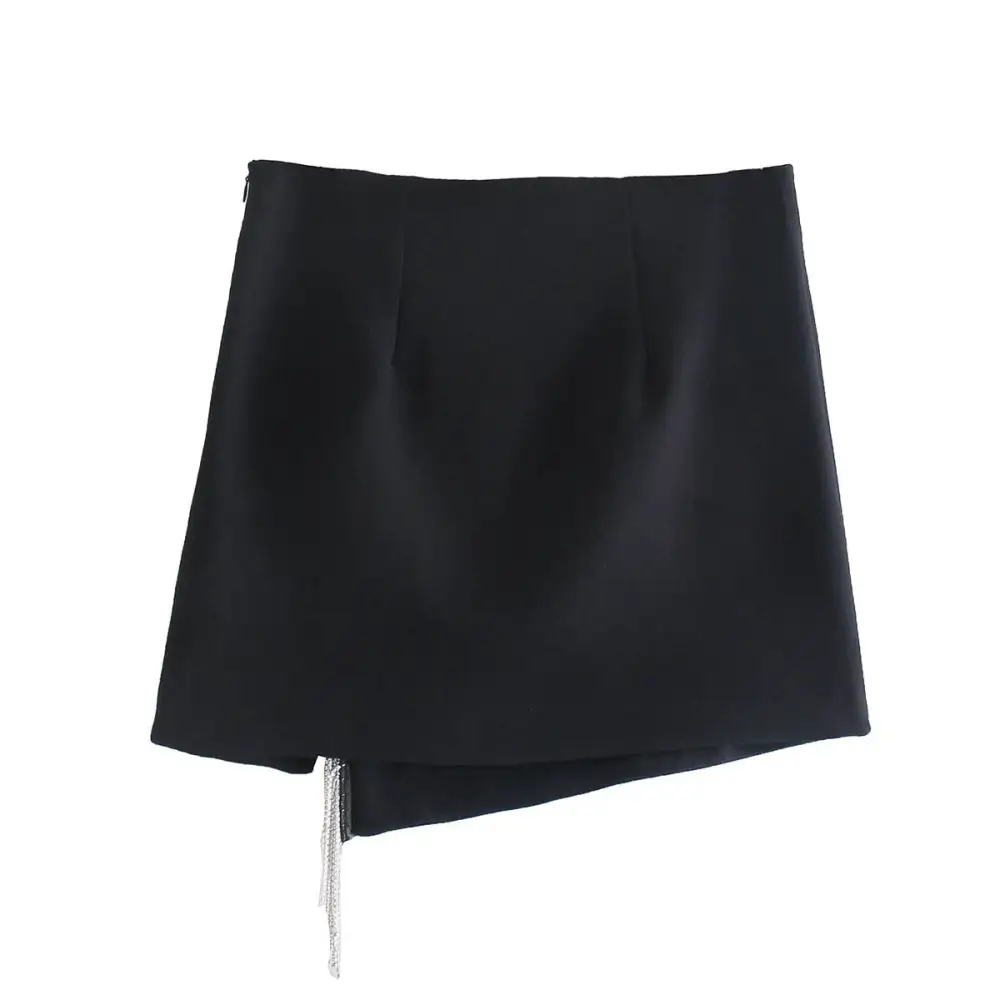 Fringed Mini Skirt