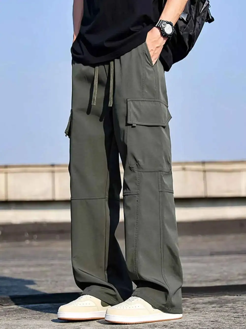 Everyday Cargo Wide Leg Pants