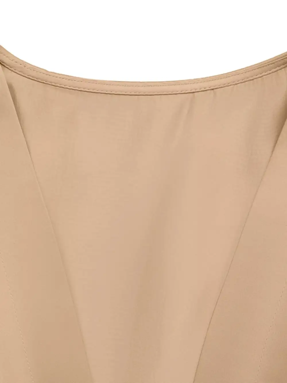 Satin Pocketed Wrap Midi Dress