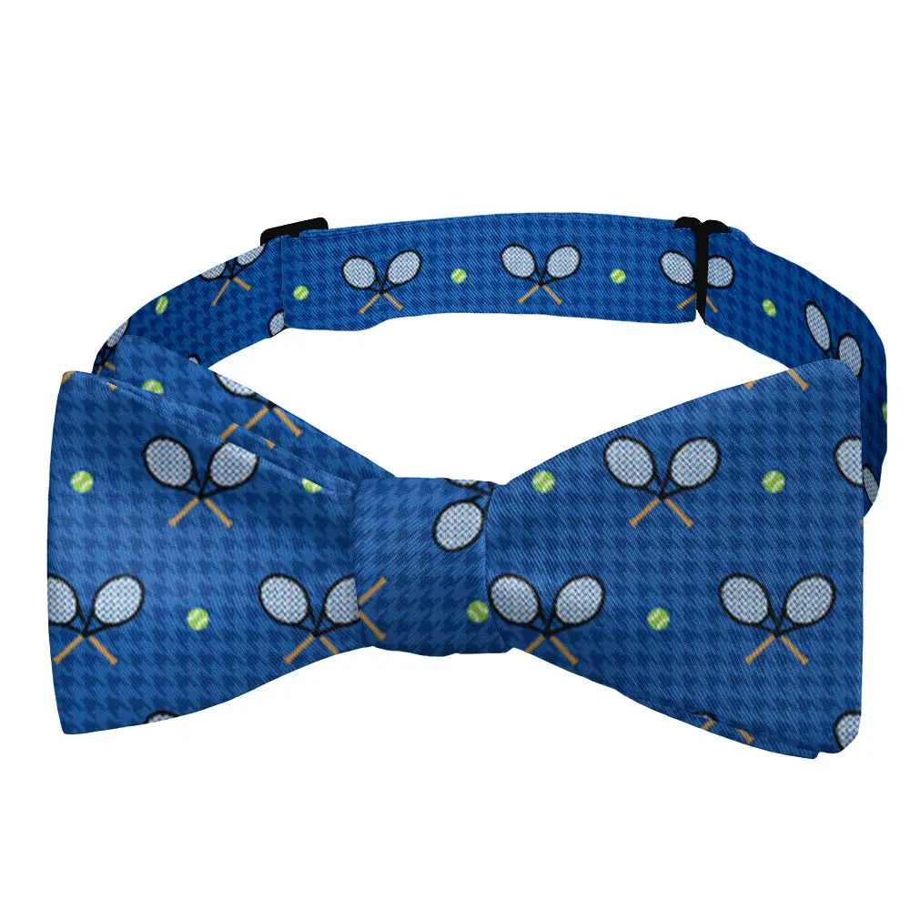 Houndstooth Tennis Theme Bow Tie