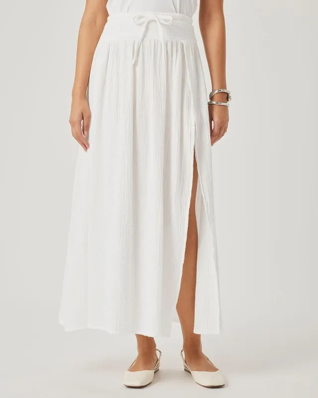 Easy Textured Gauze Skirt