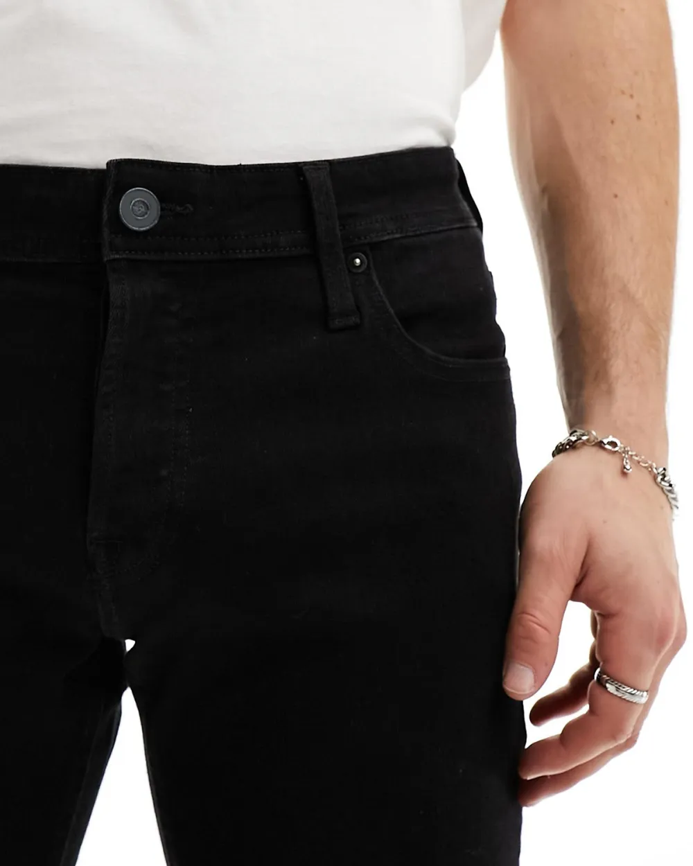 Slight Stretch Slim Jeans In Black