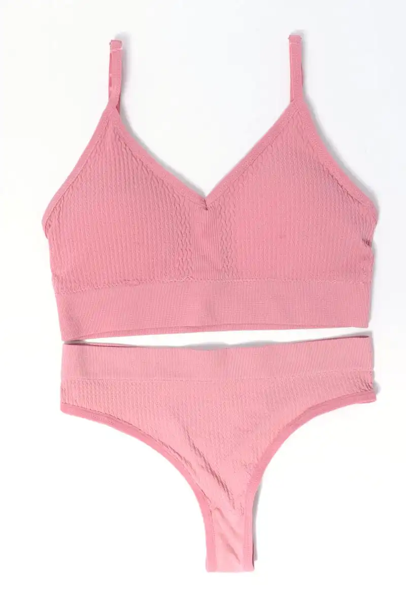 Intricate Seamless Lingerie Set