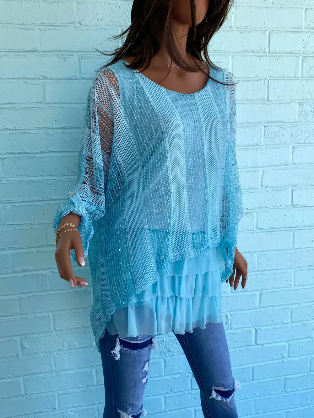 Relaxed Crochet Blouse