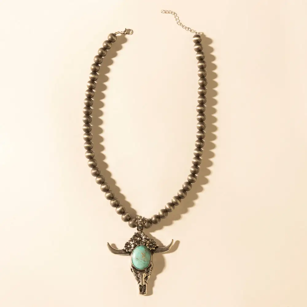 Horn Accent Rustic Necklace