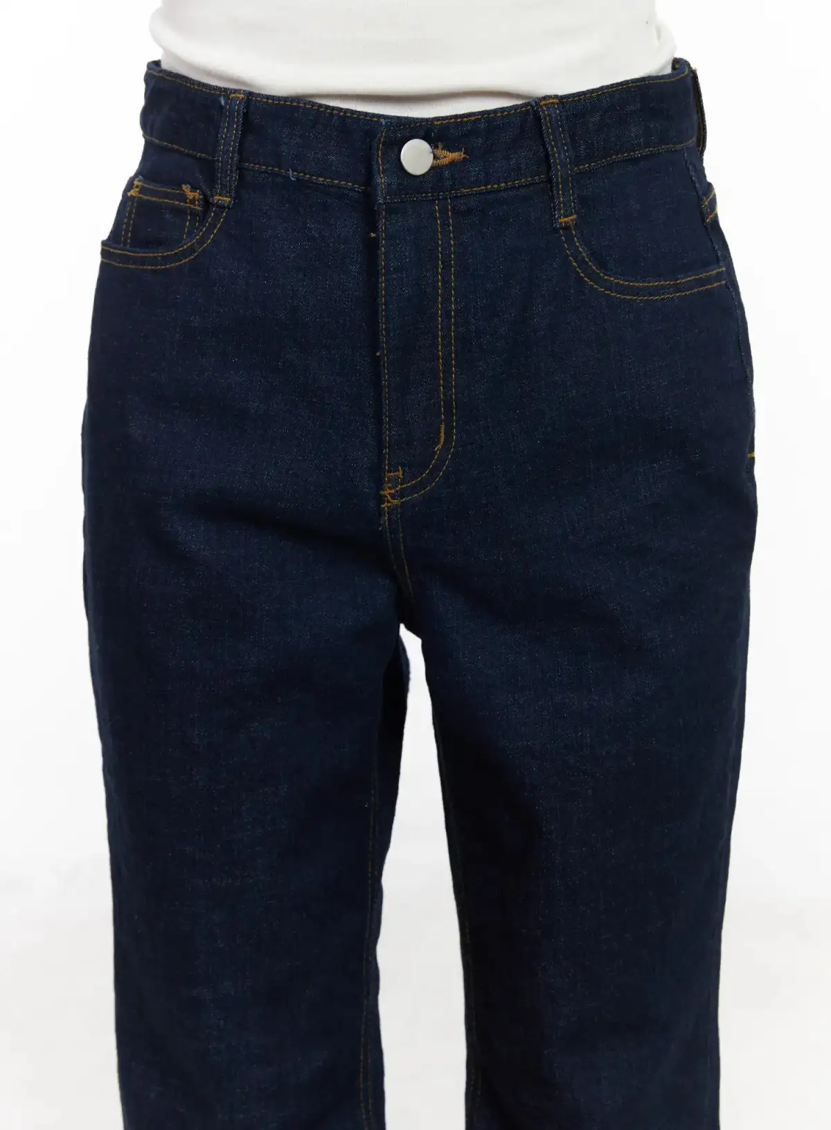 Solid Bootcut Jeans