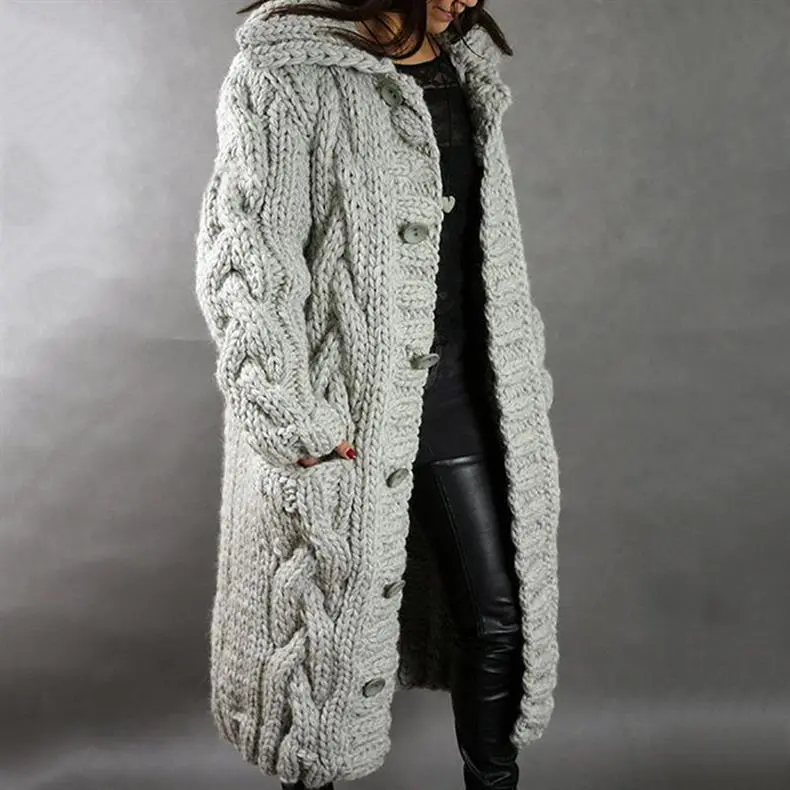 Elegant Cosy Coat with Tummy Coverage