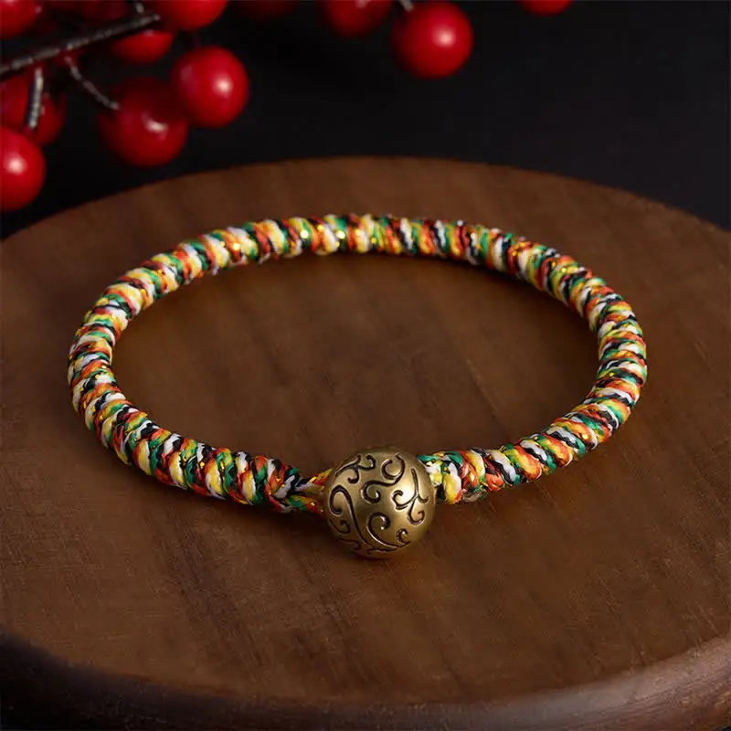 Hand Woven String Lotus Braided Bracelet
