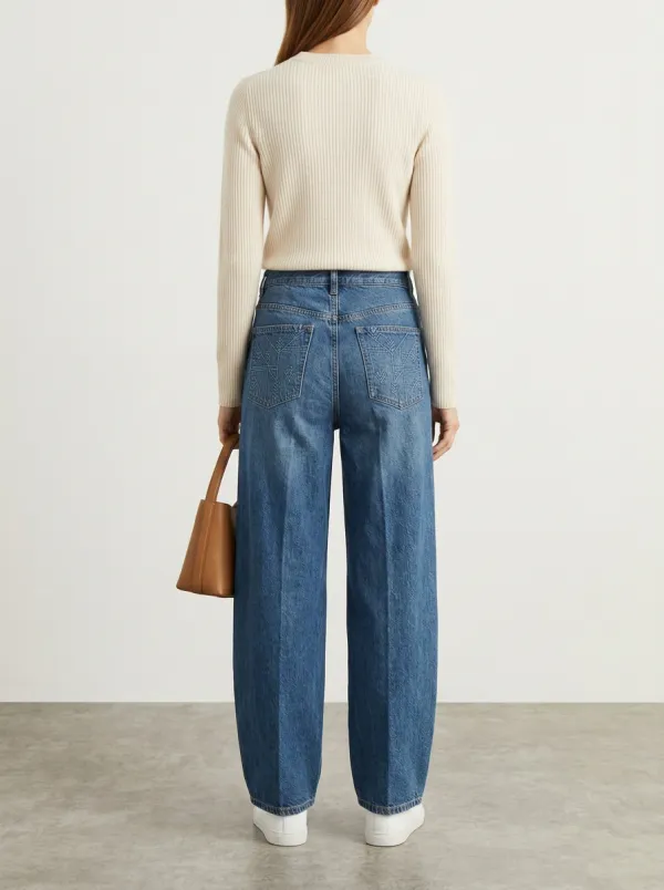 Women's Wide Leg Casual Denim Jeans