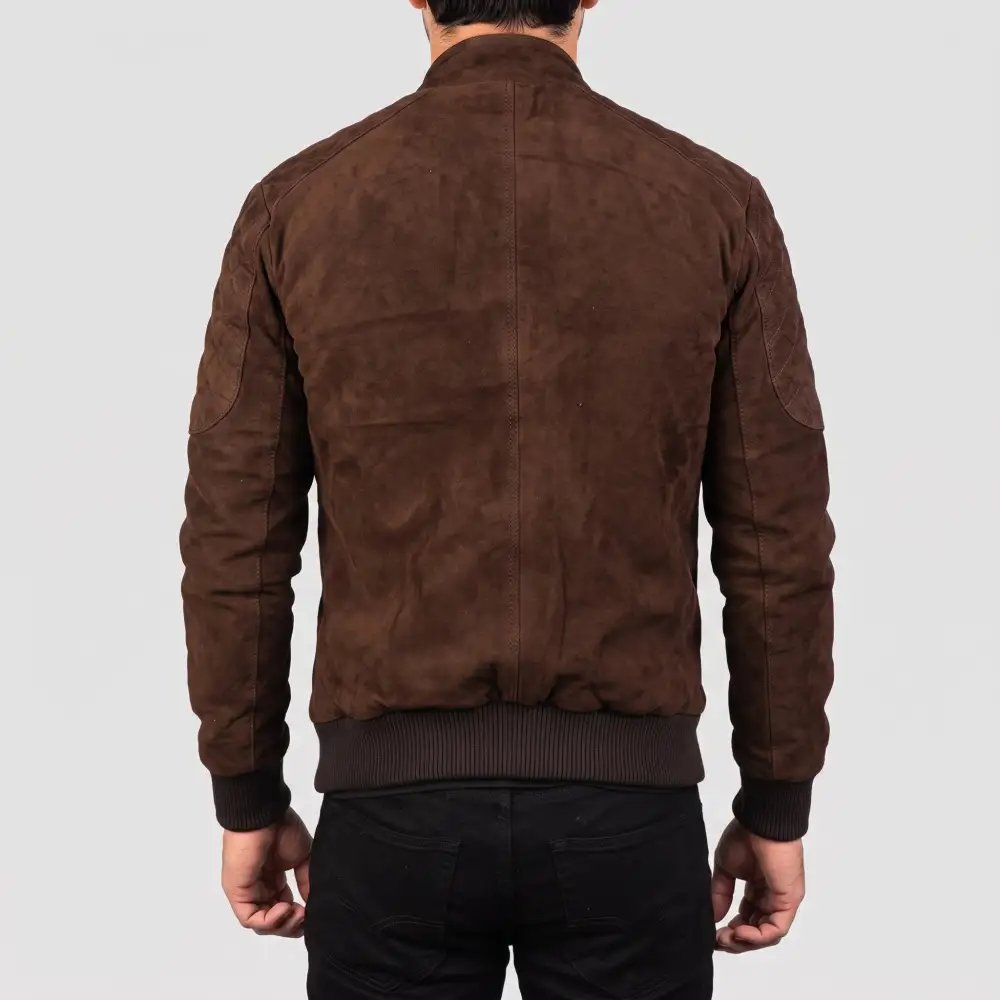 Suede Bomber Motorcycle Western Jacket