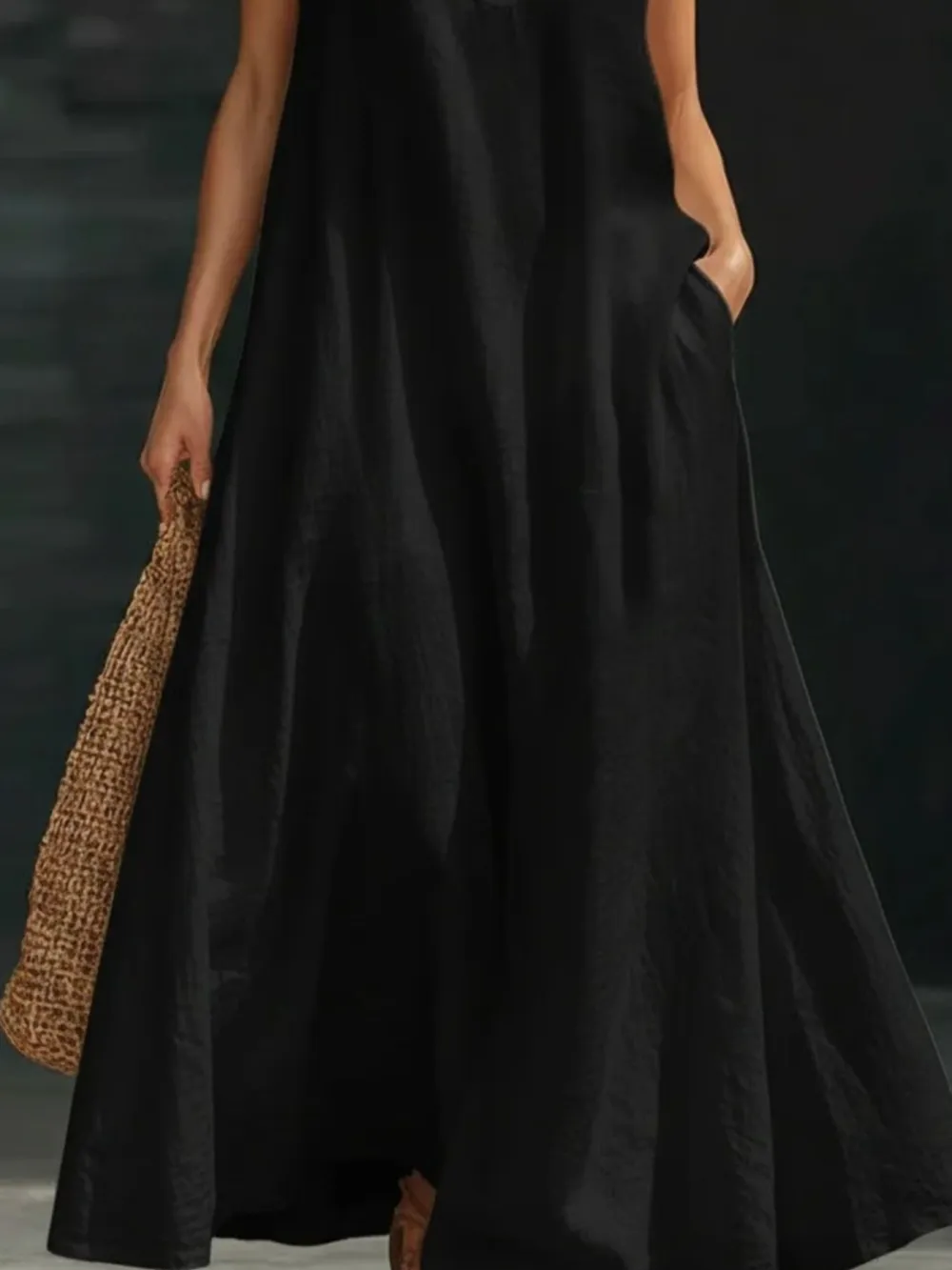Modern Halter Maxi Dress