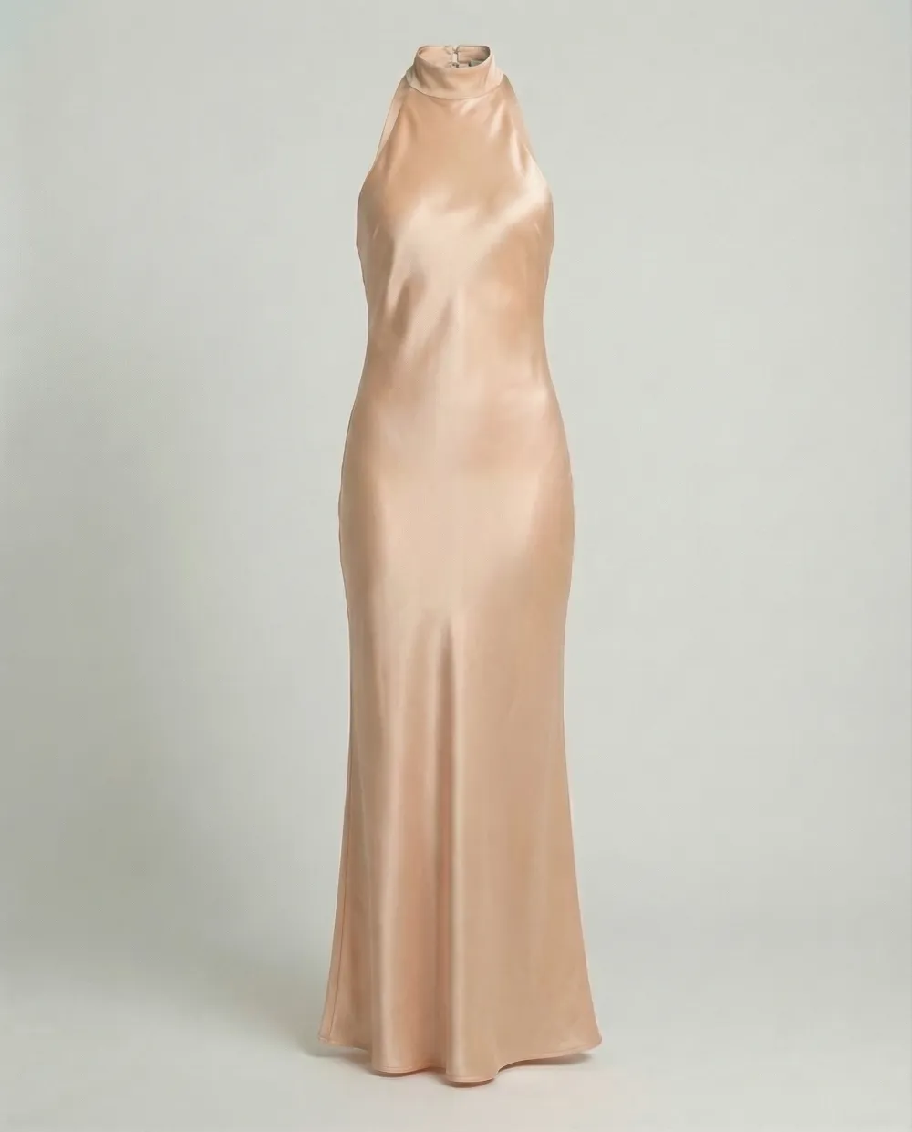 Women's Satin Bridal Maxi Dress