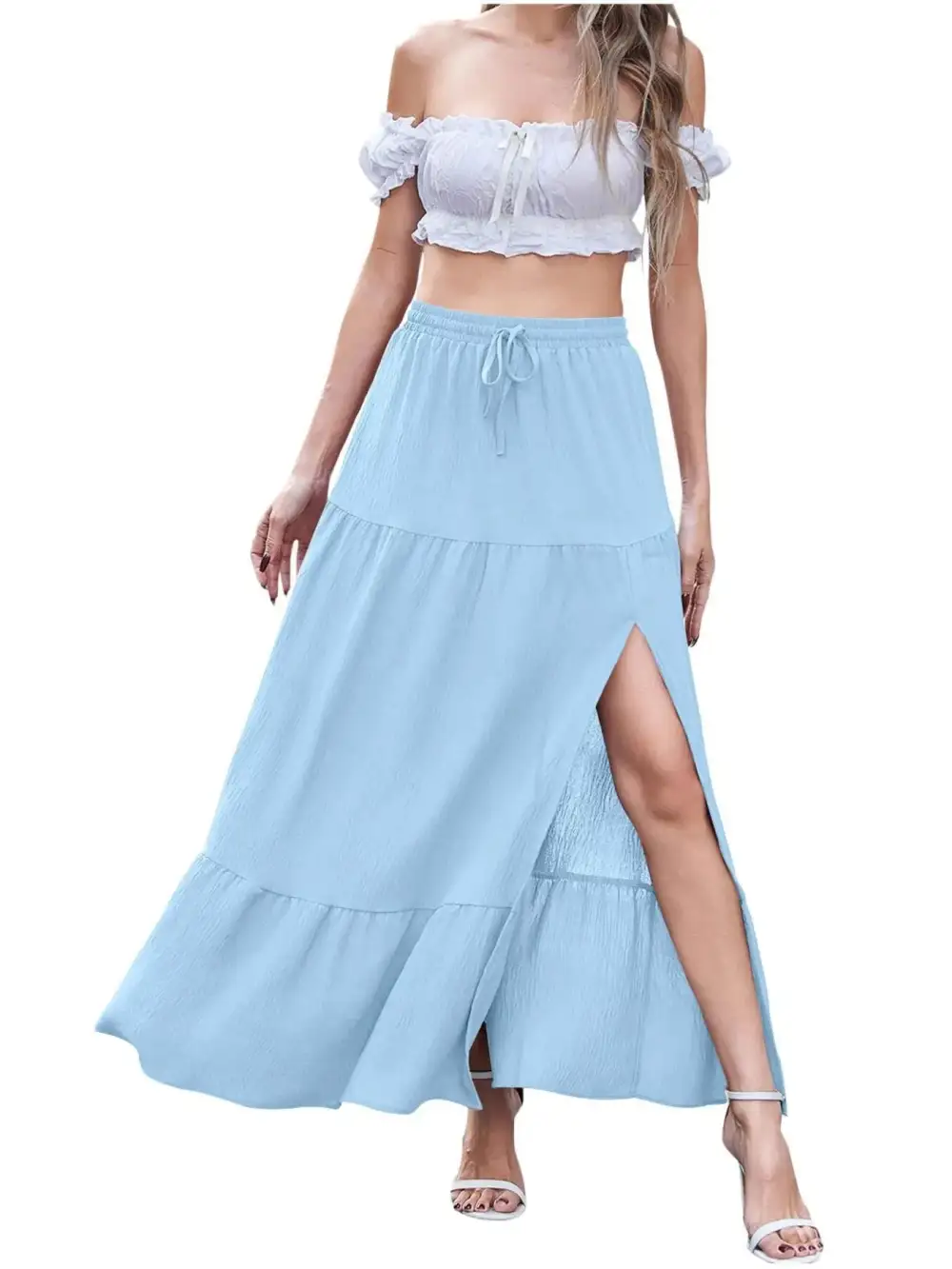 Slit Maxi Skirt