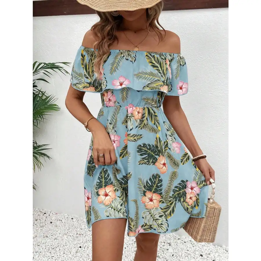 Off Shoulder Mini Dress