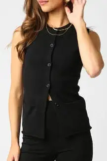 Sleeveless Women's Blouse Top