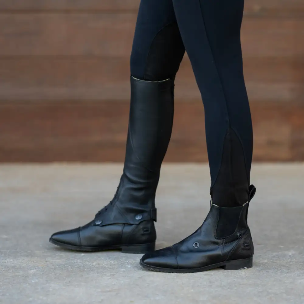 Women's Convertible Square Toe Cushioned Reinforced Knee High Boots