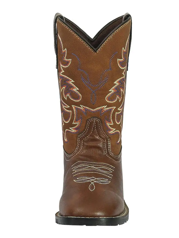 Workwear Men's Denim Boots With Panel