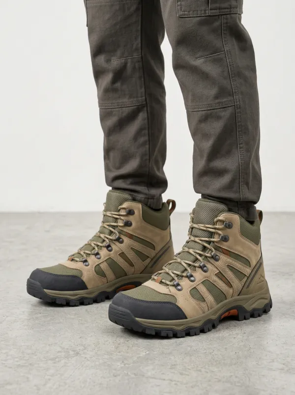 Unisex Outdoor Hiking Topographic Map Boots