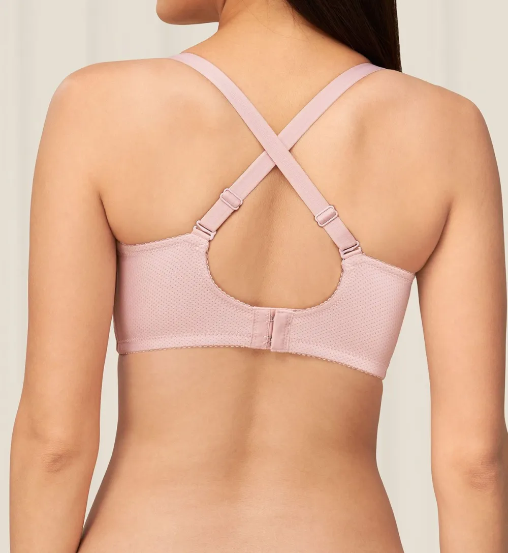 Women's Secure-Fit Wired Padded Cooling Breathable T-Shirt Bra
