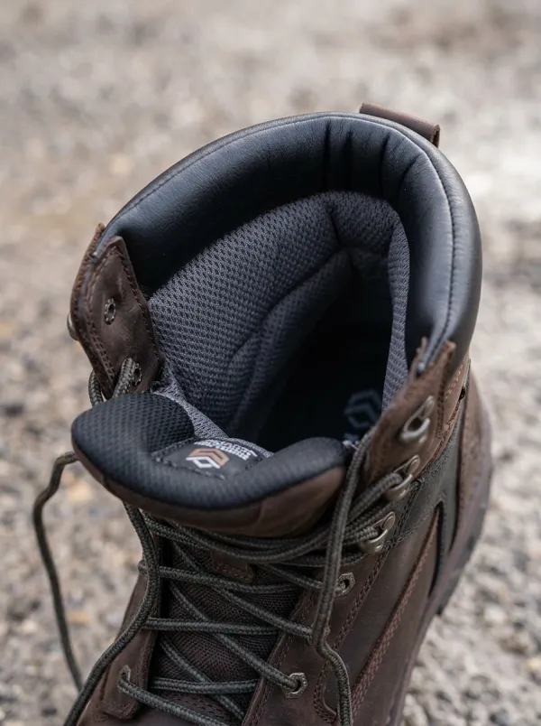 Workwear Leather-Look Men's Waterproof Work Boots