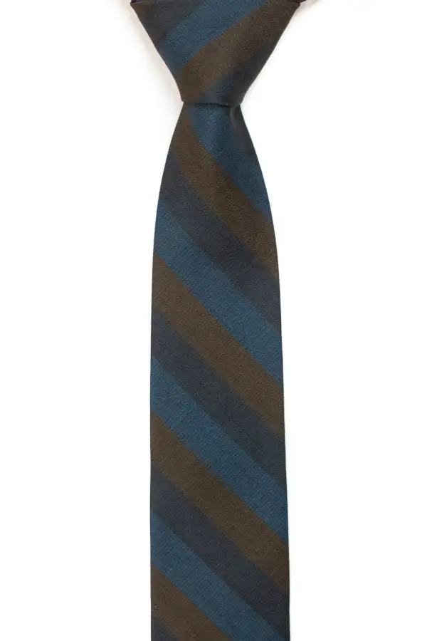Modern Striped Pattern Necktie