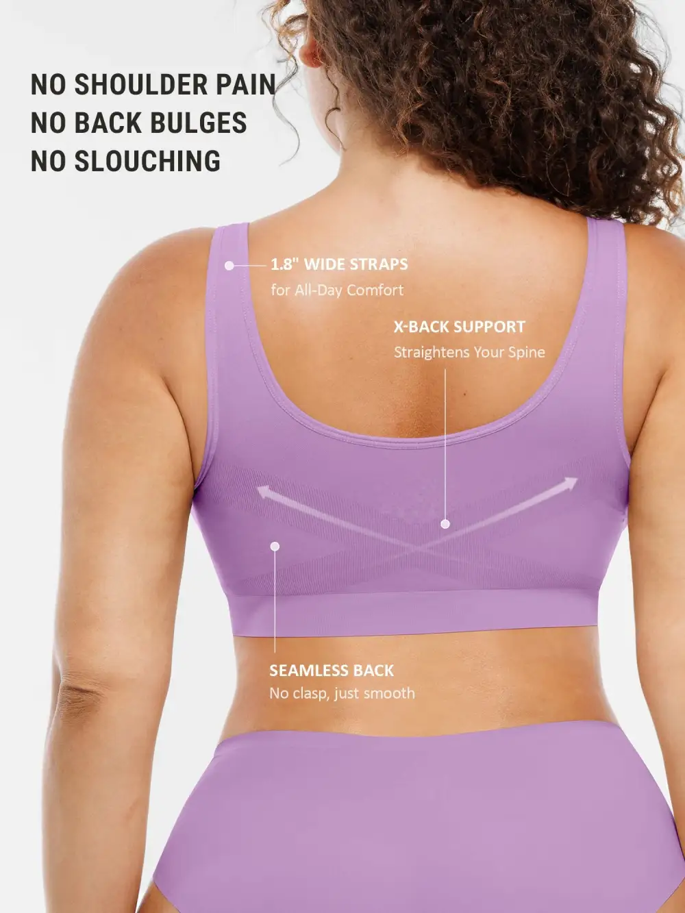 Seamless Full Coverage Support Bra