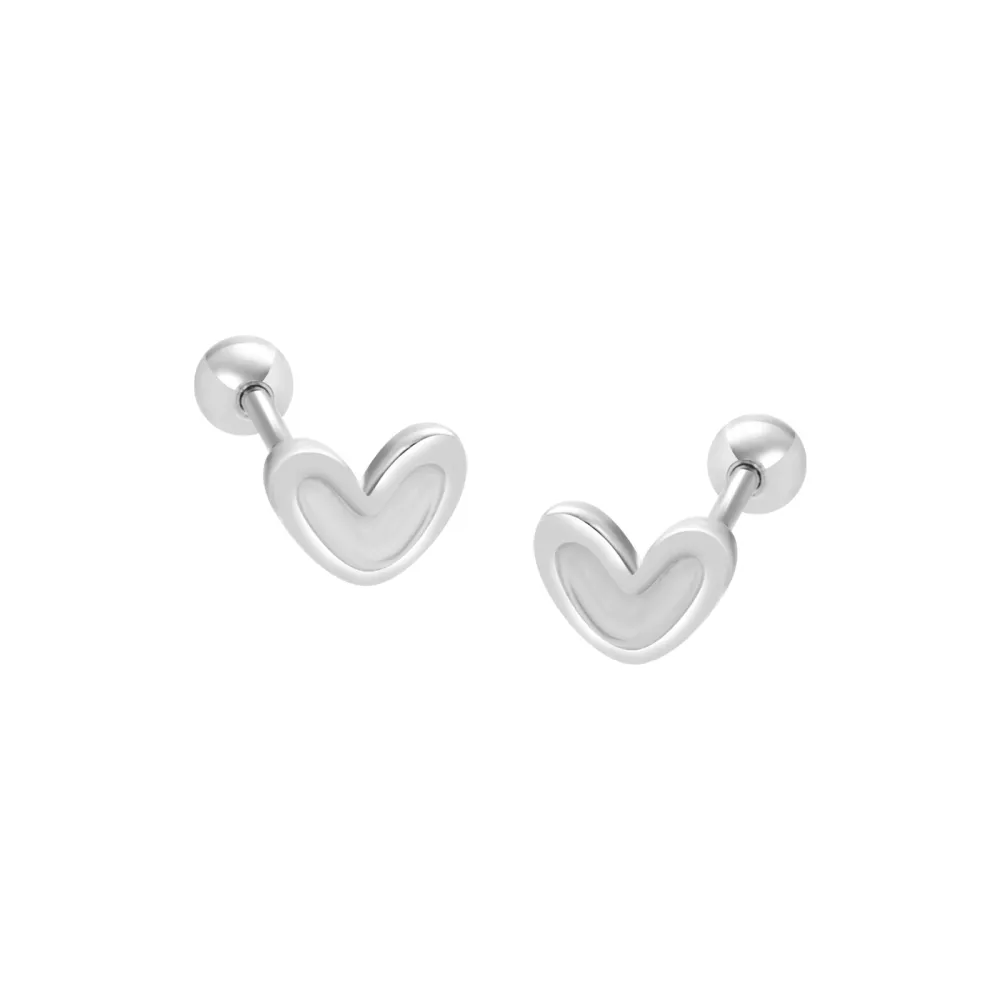 Gentle Light Heart Earrings