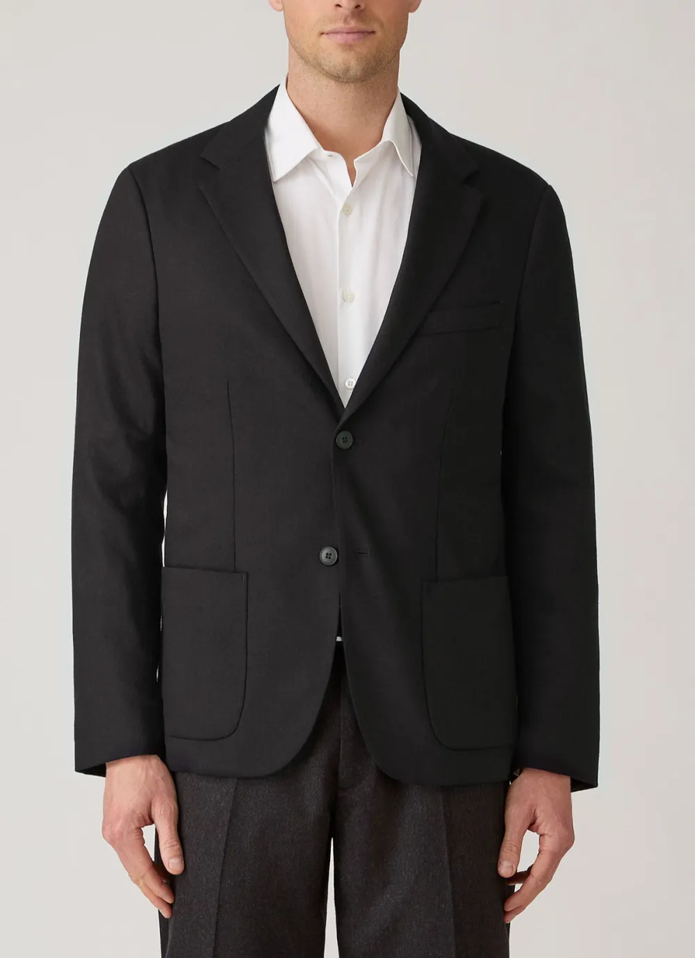 Regular Fit Flannel Blazer