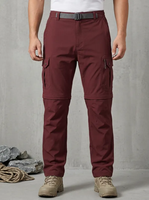 Men's Trail Tactical Waterproof Zip-Off Tactical Cargo Pants