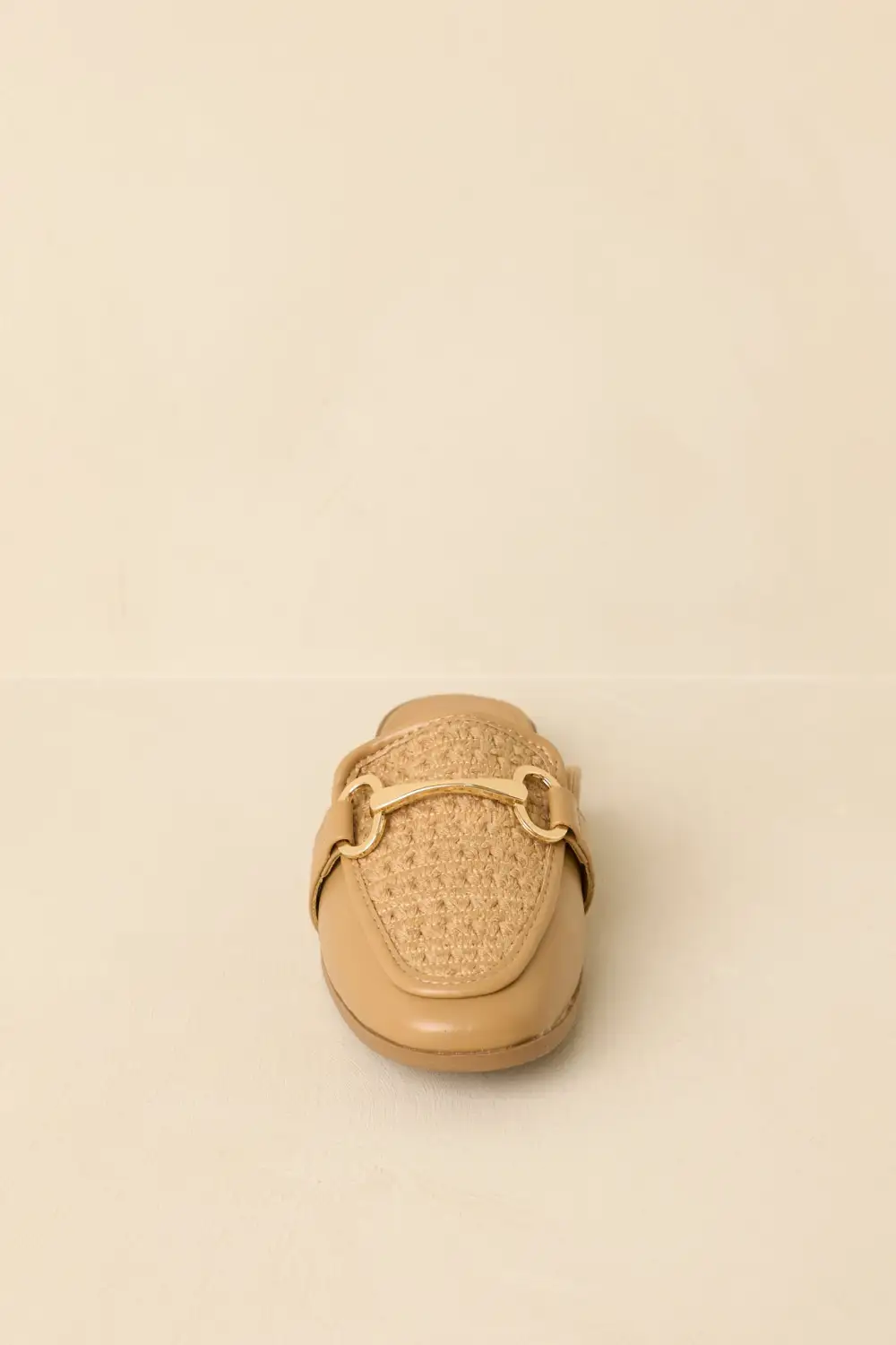 Faux Leather Leather Mules