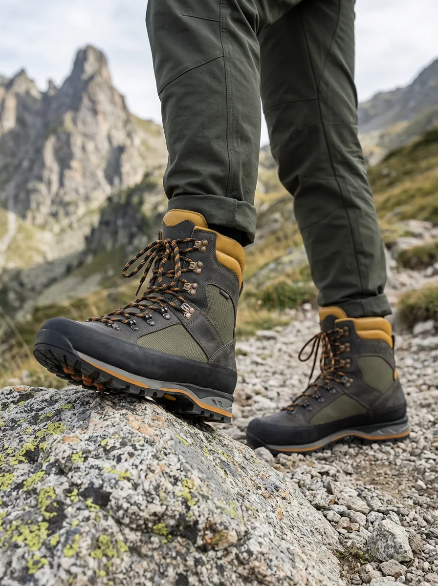 Men's Summit Peak Hiking Mountain Trail Printed Boots