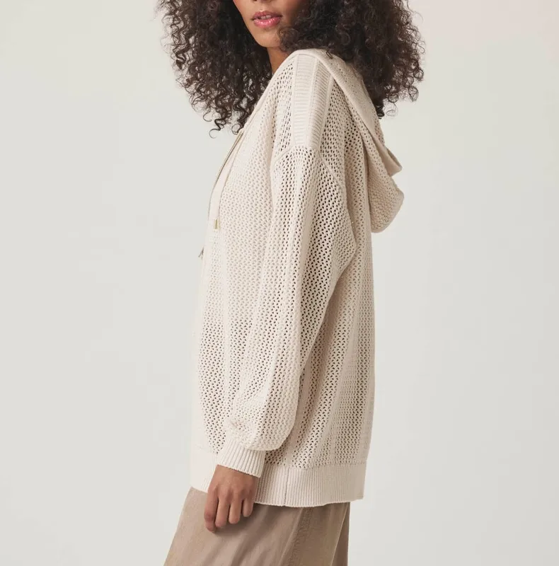 Layered Zip Sweater Hoodie