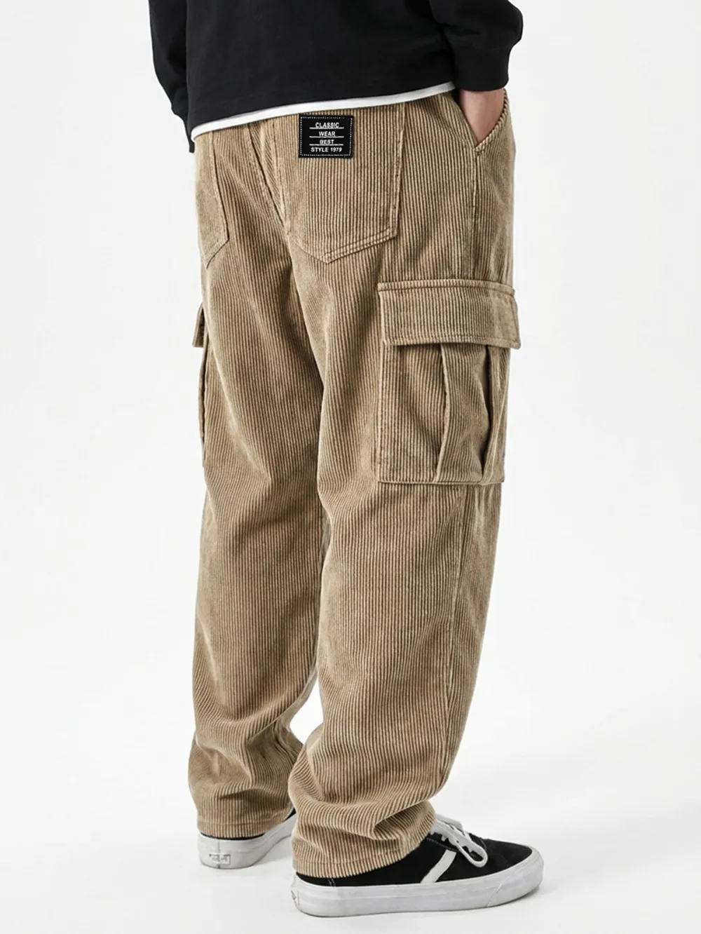 Soft Touch Corduroy Utility Pocket Pants