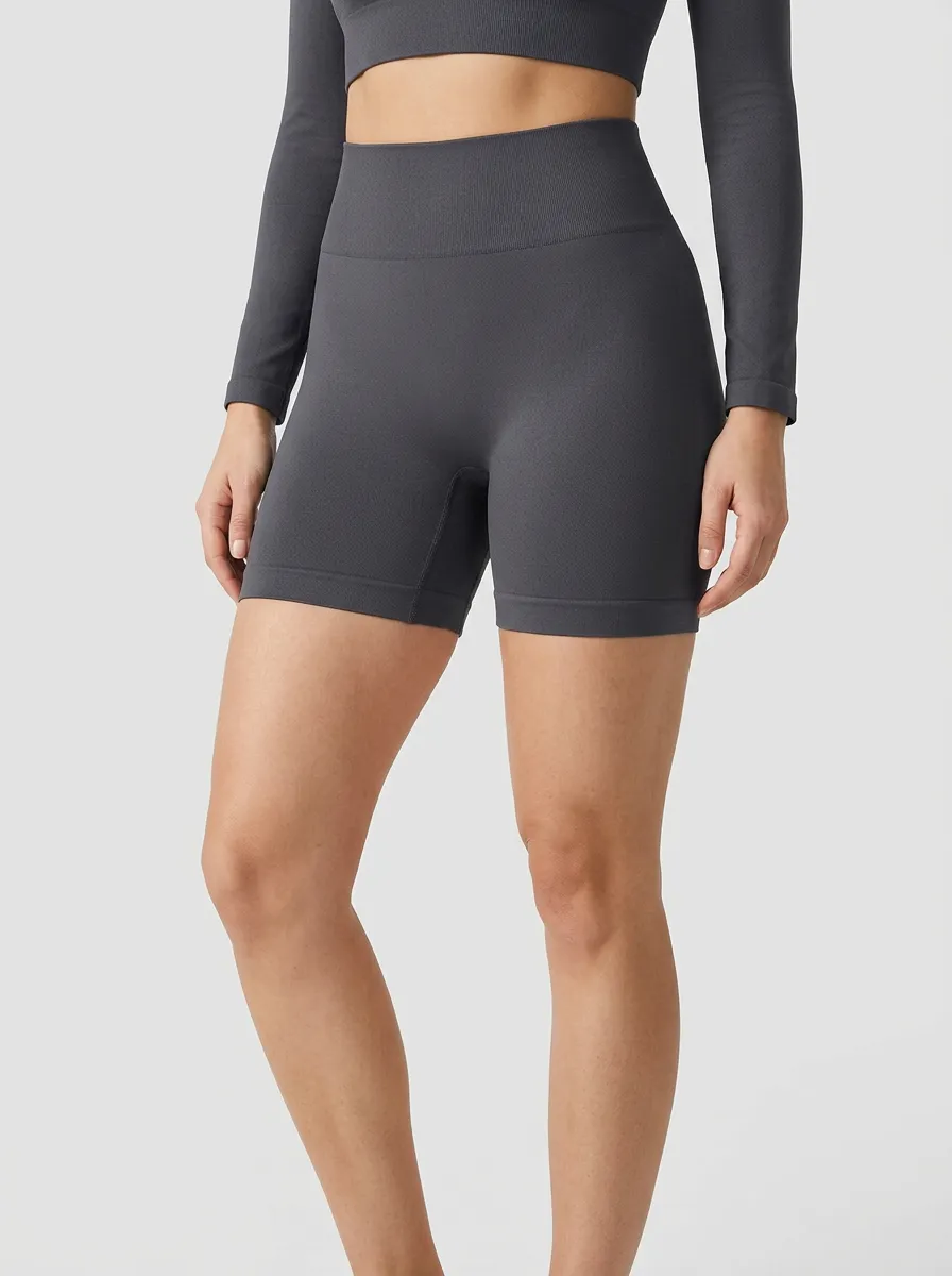 Women's Minimalist High-Rise Biker Shorts