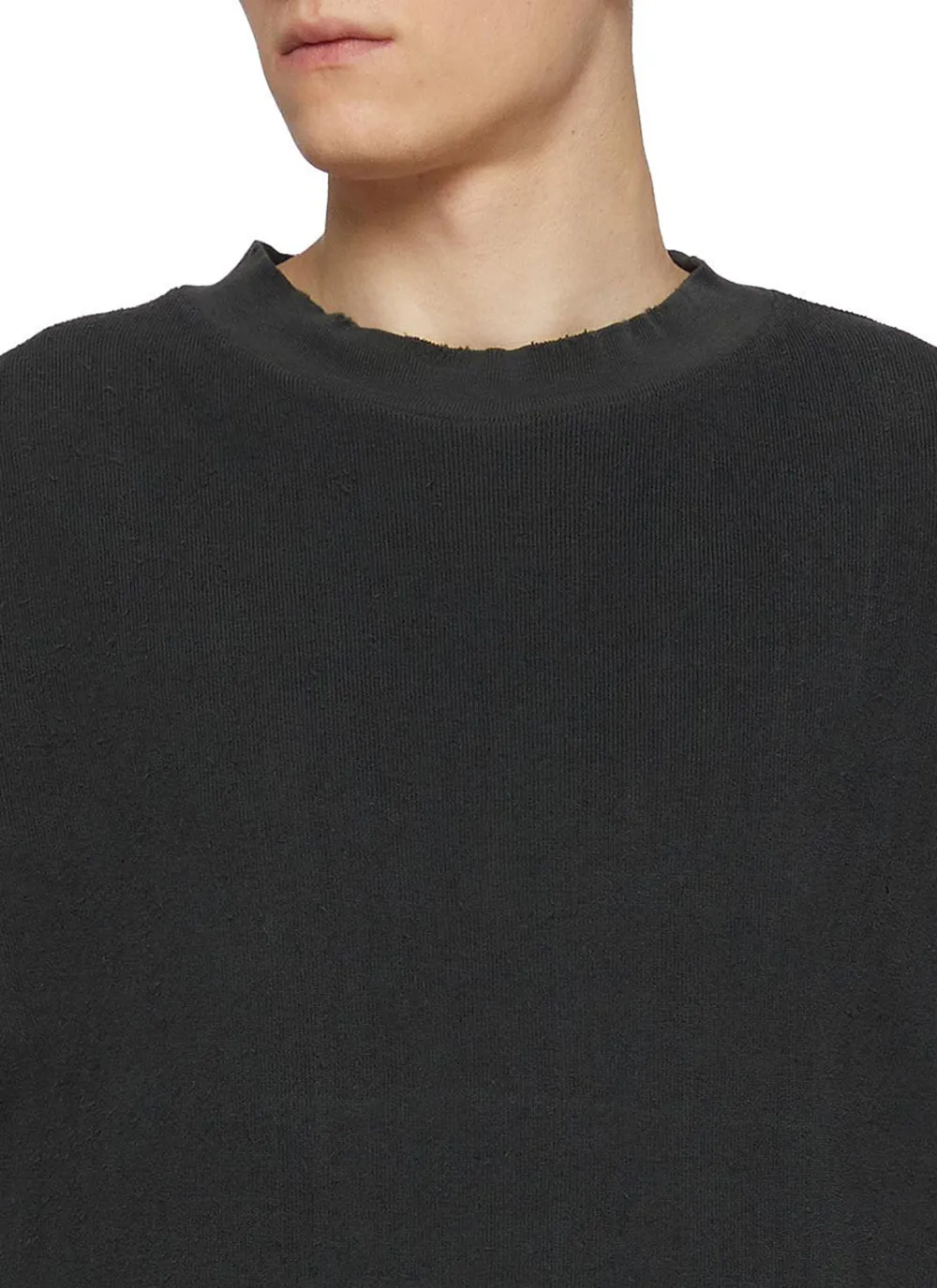Leisure Simple Daily Soft Black Crewneck T-Shirts