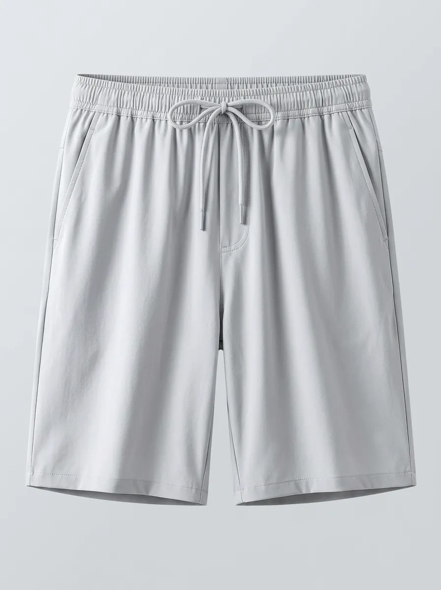 Training-Inspired Ice-Silk Stretch Drawstring Shorts