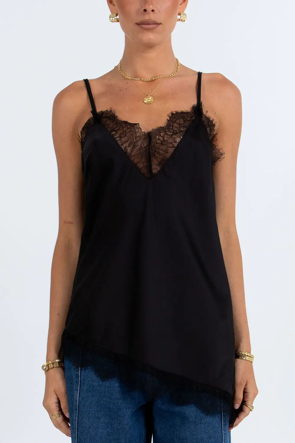Lace Detail Tank Top