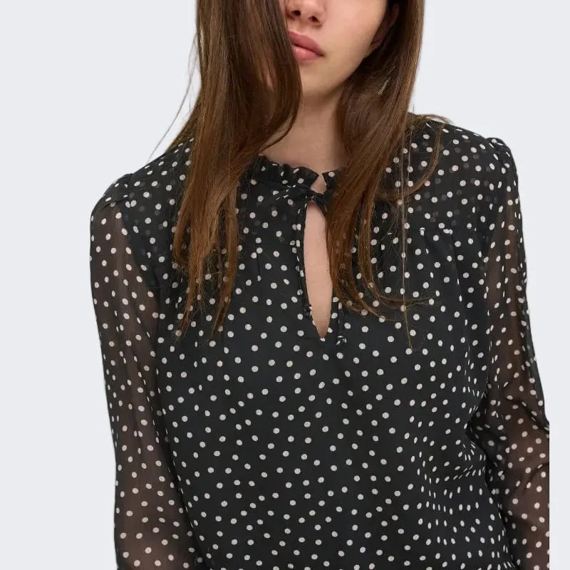Ditsy-Print Women's Shirt