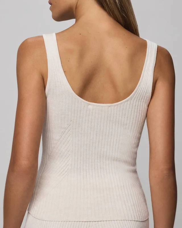 Cashblend Scoop Sweater Tank Top