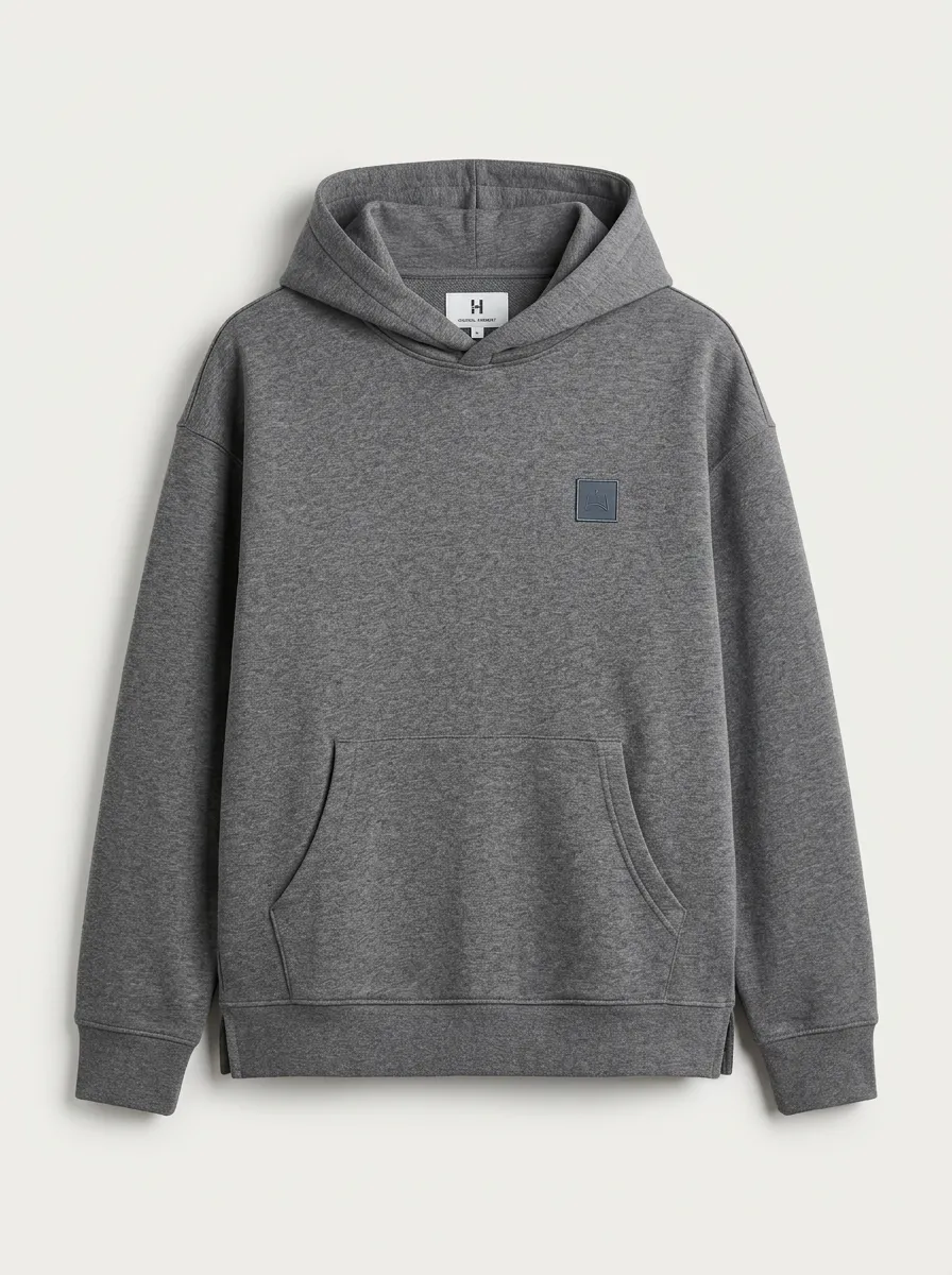 Modern Minimalist Street Look Men's Hoodie
