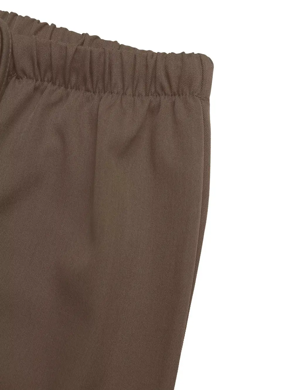 Draped Wide Leg Drawstring Pants