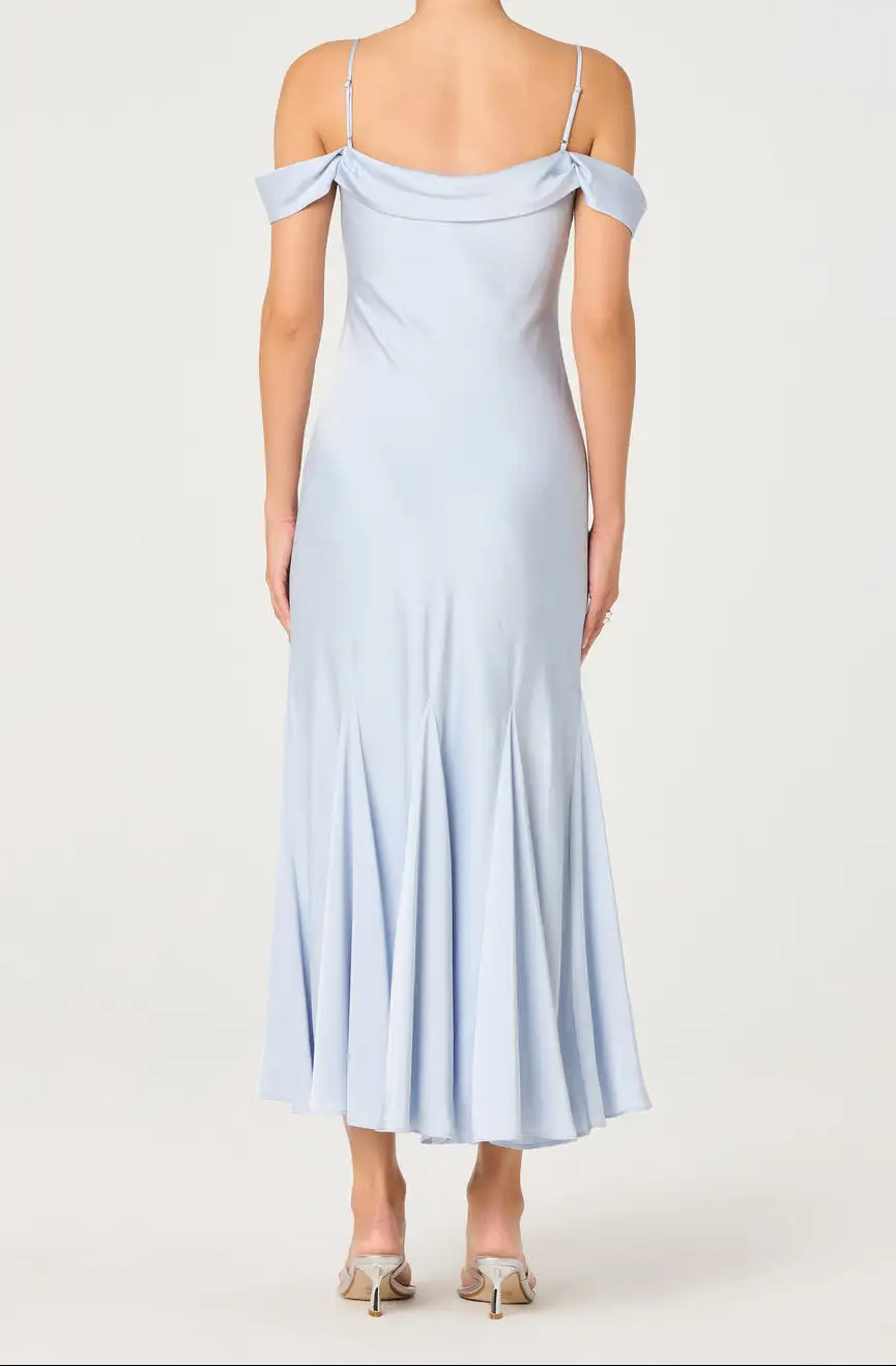 Satin Midi Easy Fit Dress