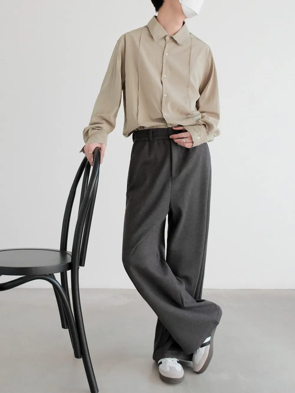 Lined Buttoned Relaxed Shirt