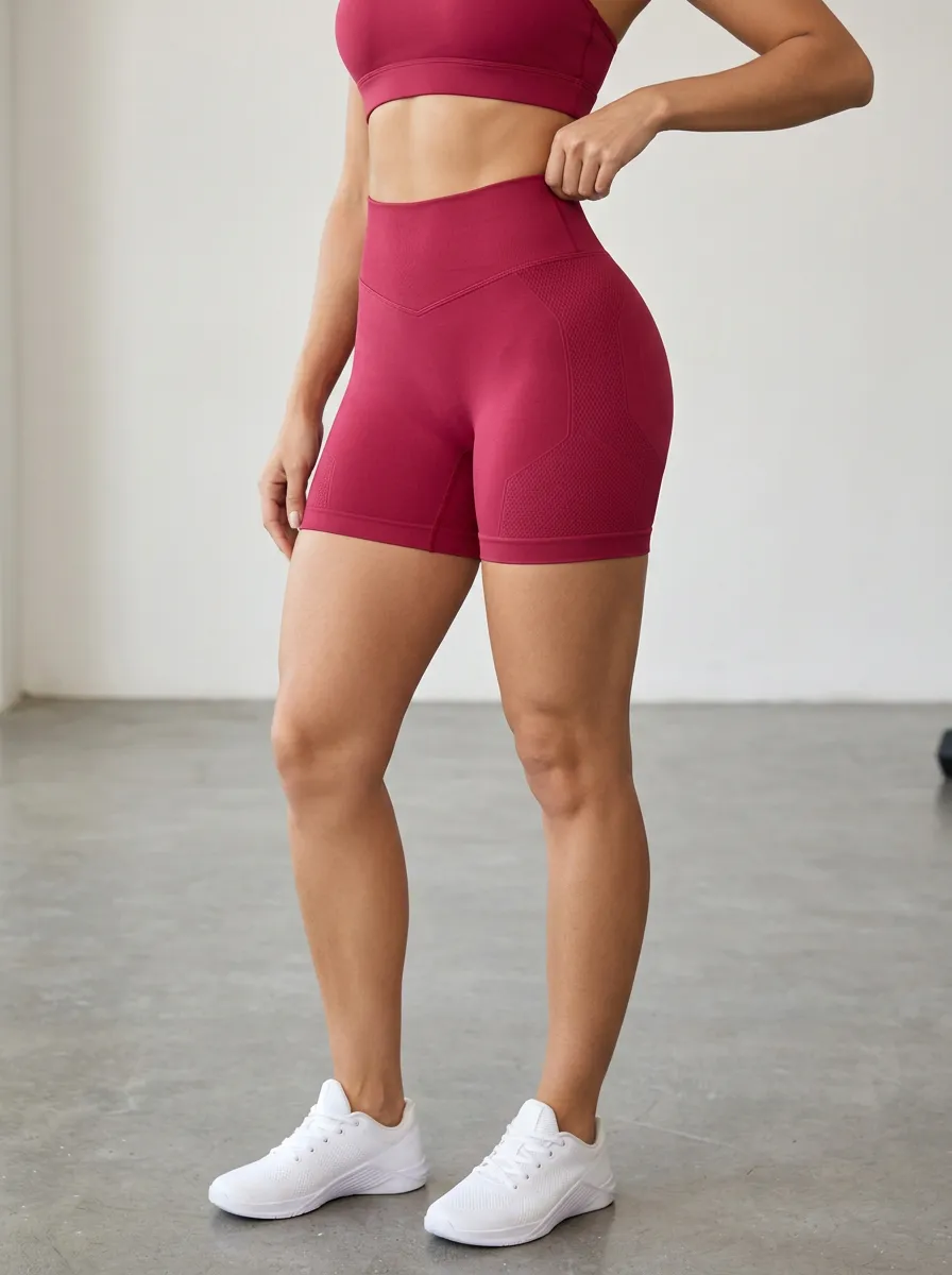 Women's Movement High Waist Seamless Fitness Shorts