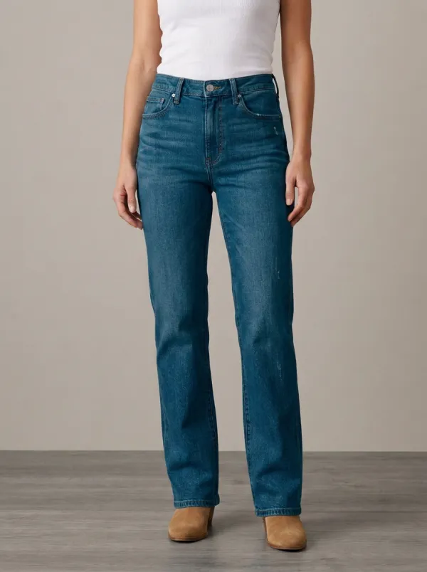 Washed Denim Casual Daily-Wear Denim Jeans