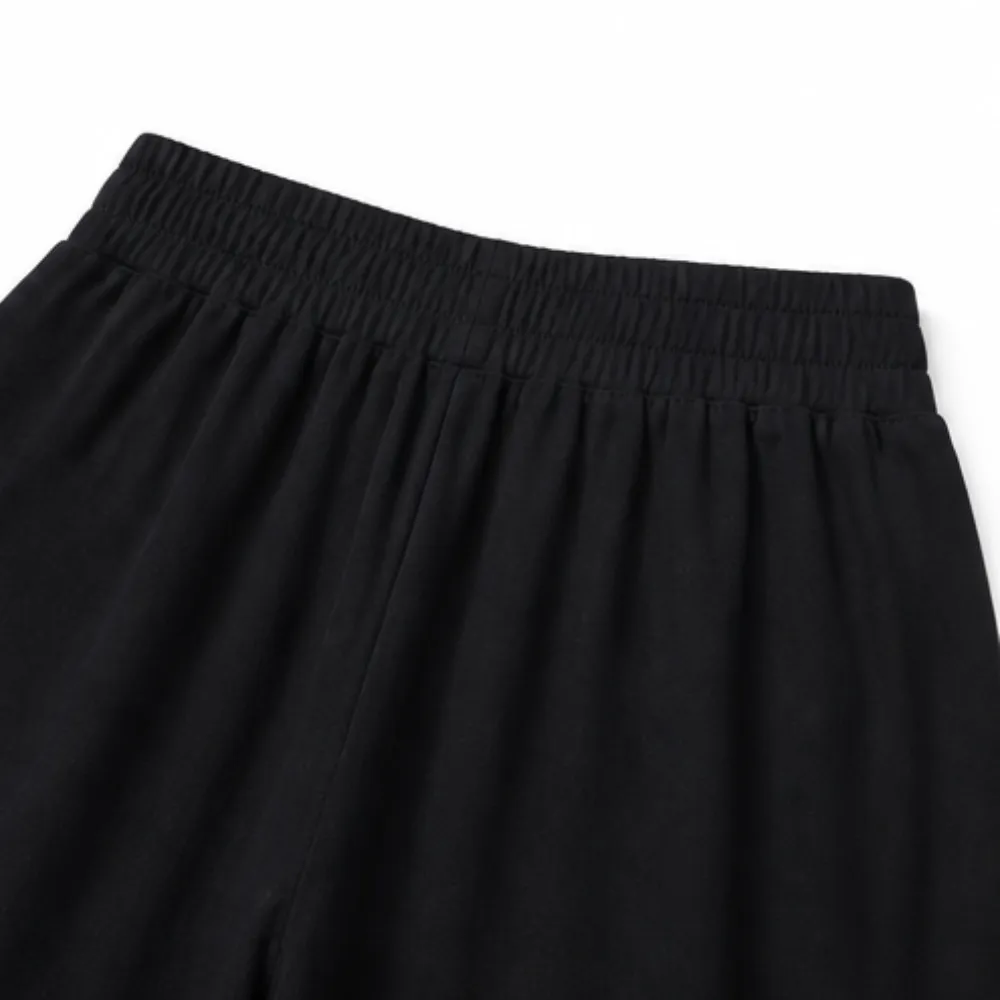 Tulip-hem Capri Pants with Pockets