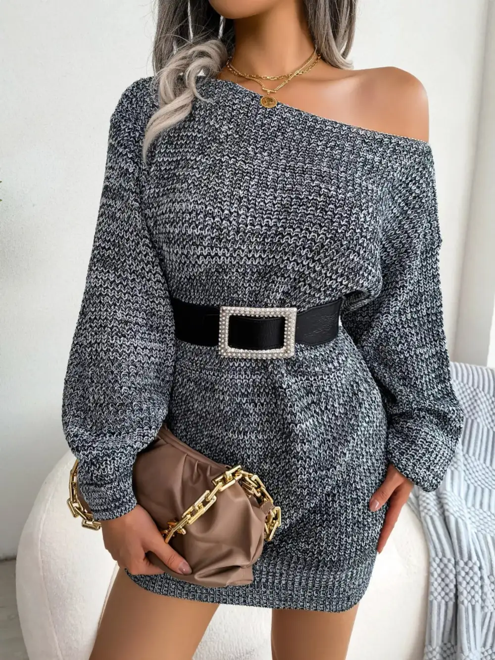 Multi Sweater Dress