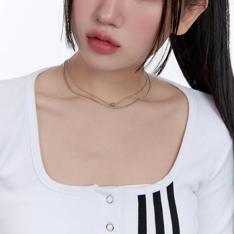 Layered Ball-Chain Necklace